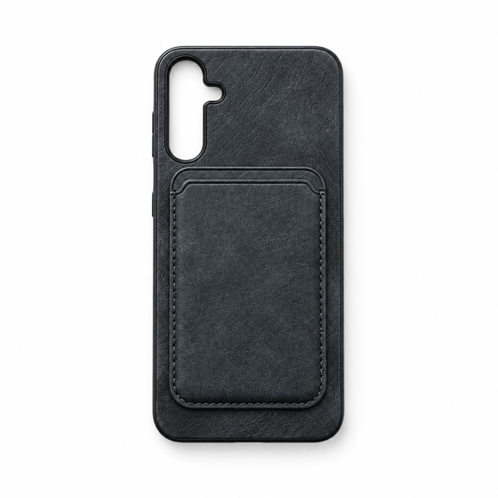 Forro gamuzado con tarjetero magnético removible para Samsung A16 · Serie Elite · Modelo 10, Samsung A16 · Negro