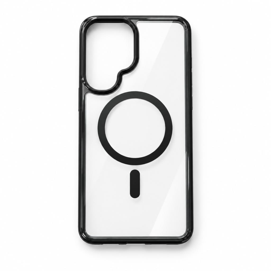 Forro transparente para Samsung S26 Ultra · Serie Essential · Modelo 1, Samsung S26 Ultra · Negro
