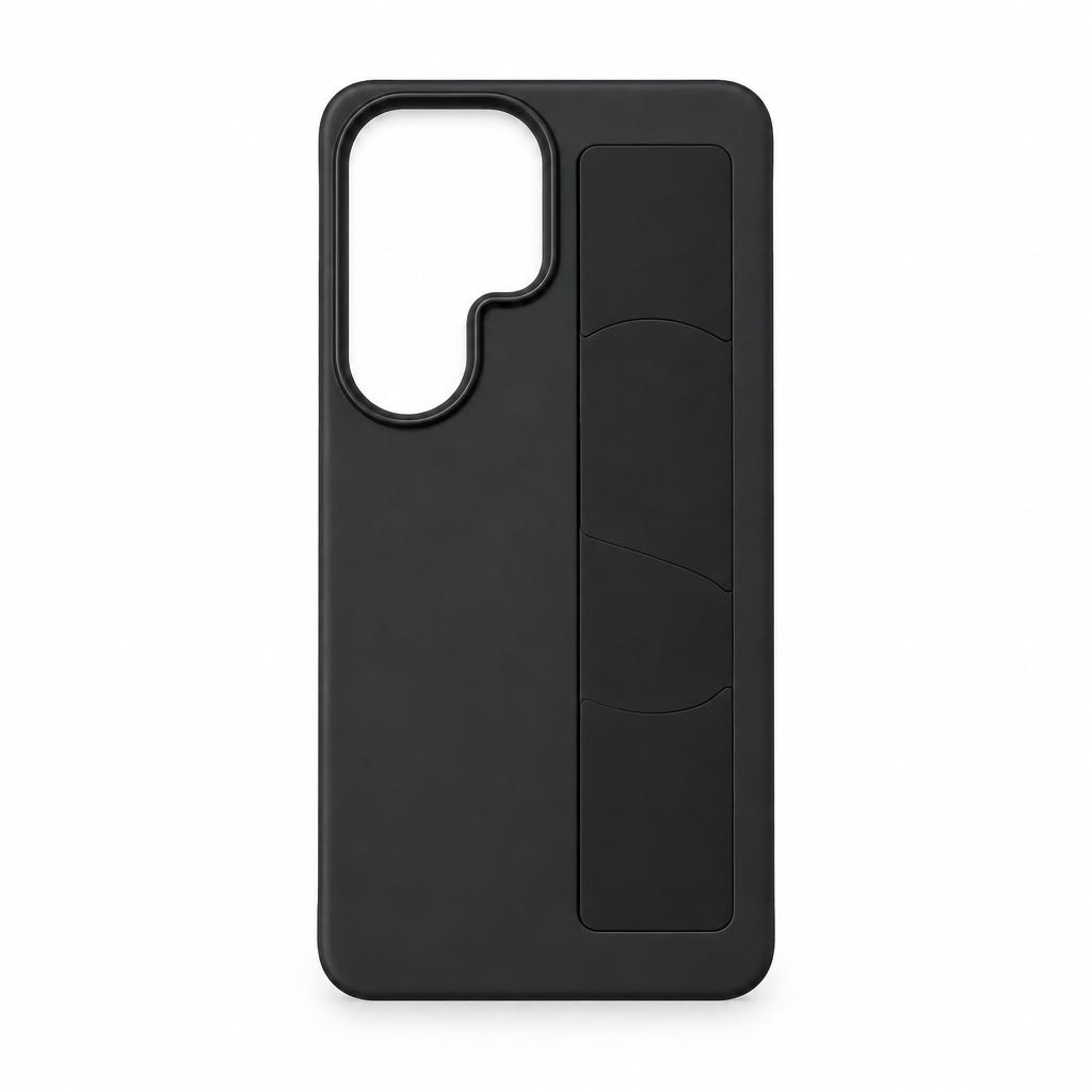 Forro de poliuretano liso de máximo agarre para Samsung S26 Ultra · Serie Essential · Modelo 9, Samsung S26 Ultra · Negro