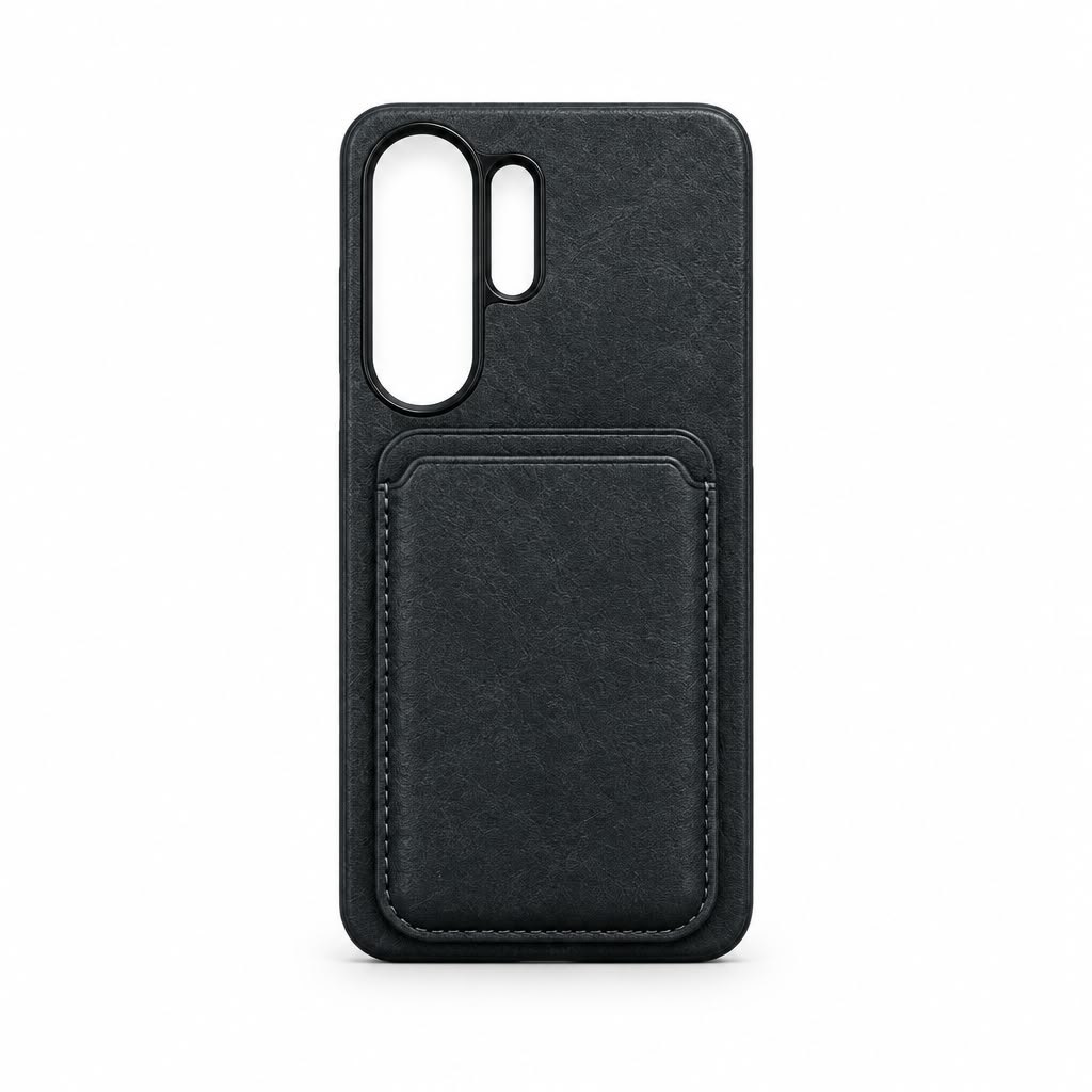 Forro gamuzado con tarjetero magnético removible para Samsung S26 Ultra · Serie Elite · Modelo 10, Samsung S26 Ultra · Negro